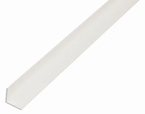 Alberts 4x Winkelprofil KST weiß 1000x50x50 mm Winkelleiste Winkelschiene Winkel