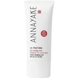 Anti-Agingcreme Annayake ULTRATIME SPF 50, 50 ml - Tagespflege mit hohem Lichtschutzfaktor, reduziert Falten und schützt die Haut vor UV-Strahlen für ein jugendliches Aussehen.