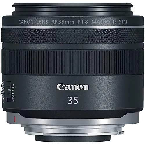 Canon Objektiv RF 35mm F1.8 Makro is STM für EOS R (52mm Filtergewinde, Bildstabilisator), schwarz