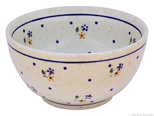 Bunzlauer Müslischale/Schüssel, Ø14.0cm, mit Innendekor, im Dekor 111