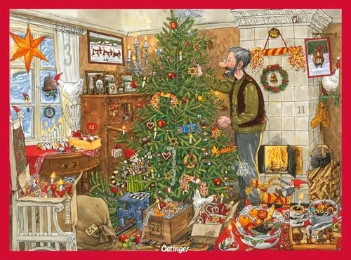 Pettersson und Findus Adventskalender - Freizeit, Haus & Garten - Hochwertiger Kalender mit 24 weihnachtlichen Bilder-Überraschungen für Kinder ab 4 Jahren, ideal für Fans der beliebten Kinderbuch-Klassiker.