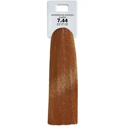 Produktbild Alcina Color Gloss + Care Emulsion 7.44 Mittelblond-Intensiv-Kupfer 100 ml