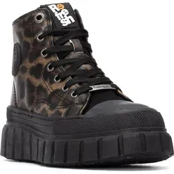 Refresh Damen Turnschuhe 17307603-CAMEL - Wanderschuhe, vegane Damenstiefelette mit rutschfester Gummisohle und praktischem Reißverschluss für Komfort und Stil.