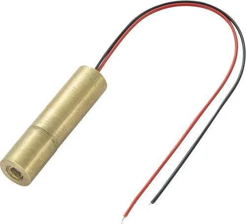 TRU COMPONENTS LM01GND Lasermodul Punkt Grün 1 mW - Messgeräte: Hochwertiges grünes Lasermodul mit 1 mW, ideal für präzise Anwendungen in Wasserwaagen und Testschaltungen.