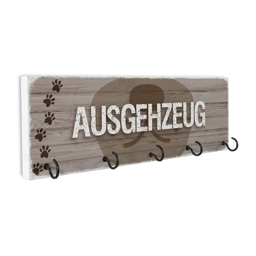 Leinengarderobe - Ausgehzeug - DIY Hundegarderobe  Wandhaken Hundezubehör Hunde