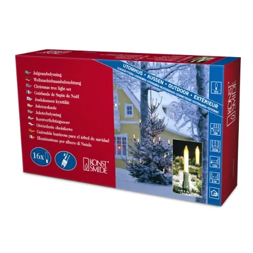 KONSTSMIDE Christbaumkerzen 16-flammig