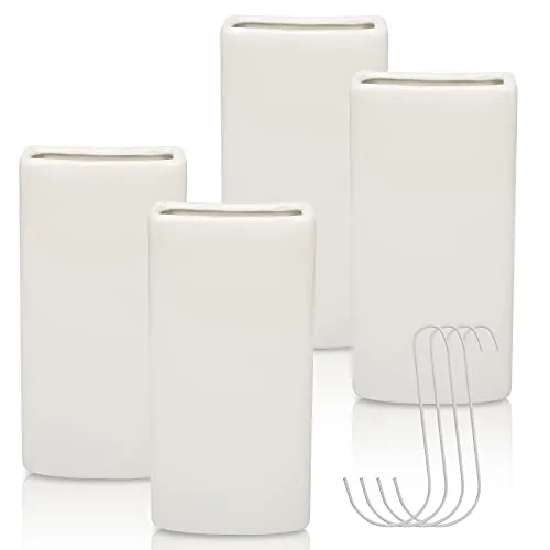 Lospitch Heizkörper Luftbefeuchter Keramik Wasserverdunster für die Heizung – 4 Stück Luftbefeuchter Heizung für alle gängigen Heizungen