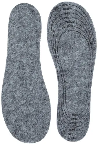 Playshoes Unisex Kinder Kindervilten inlegzool, maat 20/21 - 34/35 Einlegesohlen, Grau Original 900, Einheitsgröße EU