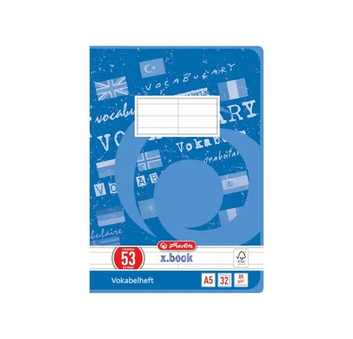 Herlitz Schulheft 5 Herlitz Vokabelhefte / A5 / 32 Blatt / Lineatur 53