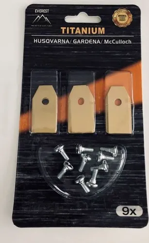 Automower-Messer Für Husqvarna Gardena 35Mm Tytan Kpl. 9 Stk.