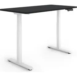 ESMART EZX-132WB Ergonomischer Steh-Sitz-Schreibtisch 120x60cm Schwarz - Der ESMART Steh-Sitz-Schreibtisch überzeugt durch elegantes Design und stufenlose Höhenverstellung von 60,5 bis 125,5 cm. Ideal für ergonomisches Arbeiten und individuelle Anpassung an jede Körpergröße.