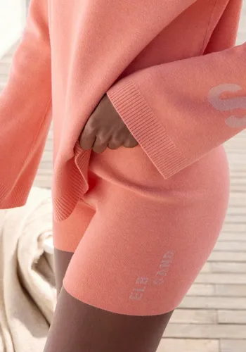 Elbsand Shorts aus hochwertigem Strick, Loungewear in orange von Elbsand