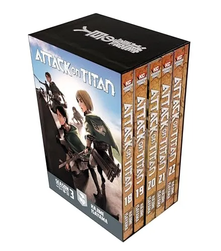 Attack on Titan Season 3 Part 2 Manga Box Set - Hörbücher - Erlebe die spannende Fortsetzung von Attack on Titan mit dem Manga Box Set, Band 5, ideal für Fans und Sammler.