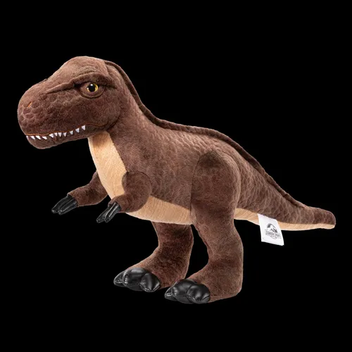 Jurassic Park Plüschfigur Tyrannosaurus Rex 25 cm - Offiziell lizenziert, hochwertiges Polyester-Stofftier für Fans und Sammler