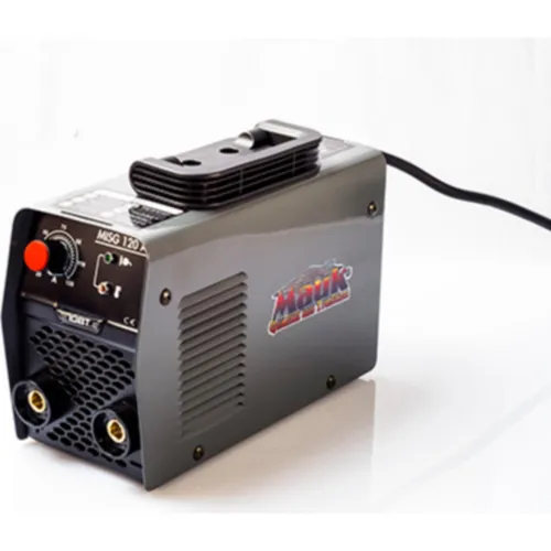 MAUK Inverter MMA Elektroden Schweißgerät Basic 120A - Schweißgeräte für Geländerbau und Bauschlosserei, leicht und mobil für den Einsatz auch auf dem Dach.