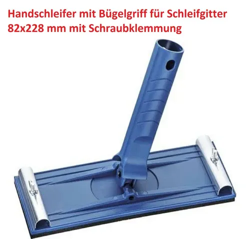 Teleskopschleifer für Schleifgitter 82x228 mm mit Schraubklemmung