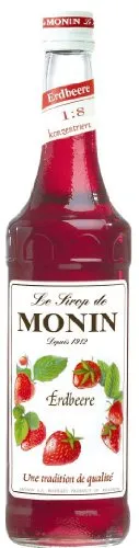 Monin Erdbeere / Fraise Sirup, 250 ml Flasche