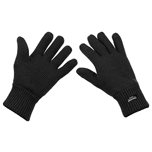 MFH Knitted Gloves 3M Thinsulate Black size M
