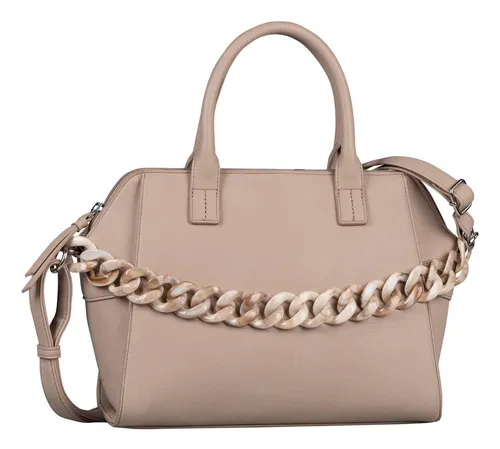 Gabor Ilona Handtasche 35 cm - Beige - Elegante Handtasche aus weichem Kunstleder, ideal für den Alltag. Mit großzügigem Hauptfach und praktischen Fächern für optimale Übersicht.