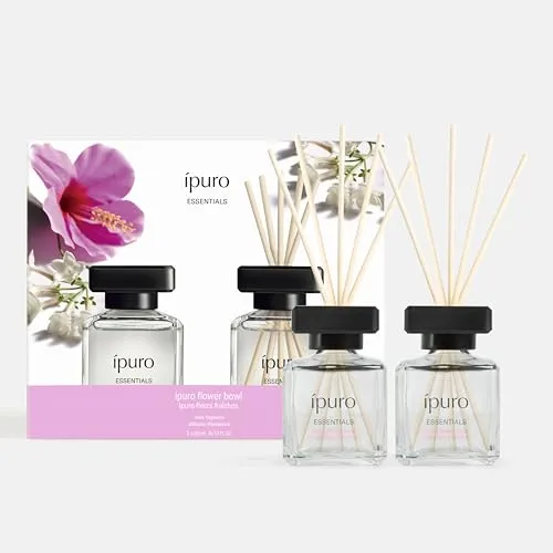 ipuro Essentials FLOWER BOWL Raumduft mit Stäbchen 2x50 ml