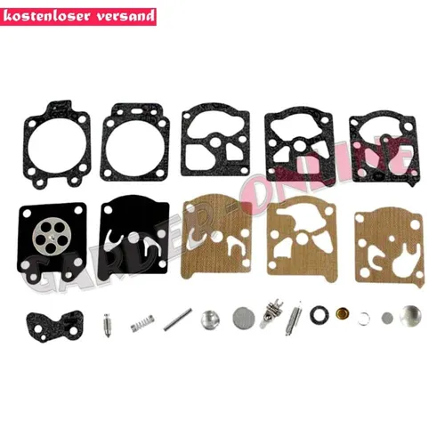 Reparatursatz Membrane für Husqvarna 36 41 51 55 136 141 mit Walbro Vergaser