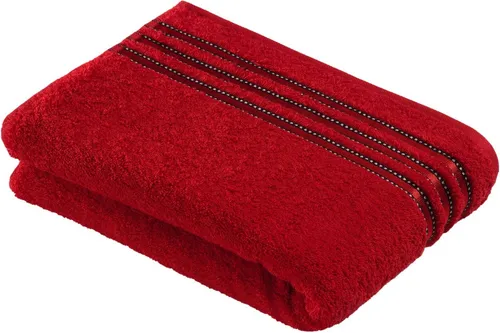 Vossen Cult de Luxe Duschtuch 67 x 140 cm Purpur in rot von Vossen