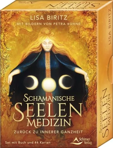 Schamanische Seelenmedizin - Zurück zu innerer Ganzheit von Lisa Biritz und Petra Kühne - Taschenbuch mit 44 Karten zur Förderung der inneren Ganzheit, ideal für alle, die sich mit altem Wissen und schamanischen Praktiken beschäftigen.