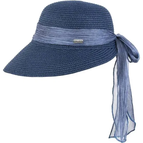 CHILLOUTS Lafayette Hat - Damen Sonnenhut mit UV-Schutz - Sonnenhut für Damen mit UPF 50+ UV-Schutz. Faltbar und ideal für Reisen, aus leichtem, atmungsaktivem Papierstroh. Perfekte Passform in XS/S-M, schickes Design mit dekorativer Schleife.