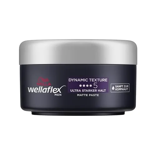 Wellaflex Men Dynamic Texture Matte Paste 75ml in blau von Wella 