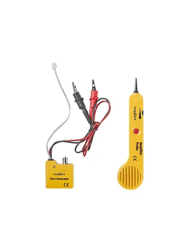Nedis NWTG100YE - Klanggenerator und Tester - Haus & Garten, vielseitiger Tonerzeuger mit präziser Signalübertragung für einfache Fehlersuche in Kabeln.