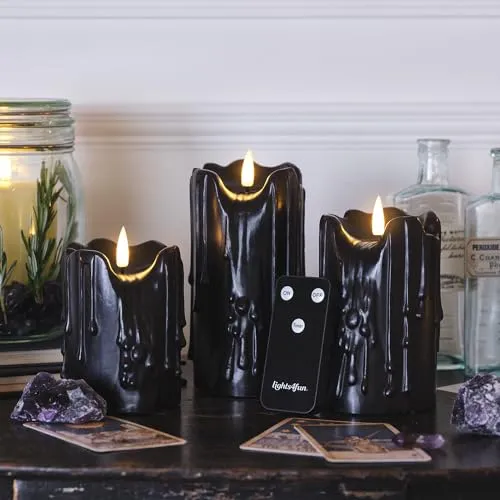 Kerzen Schwarz von Lights4fun