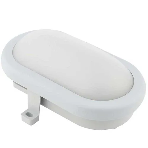 Unitec LED Wandlampe Ovalleuchte Grau IP54 5W 500lm Neutralweiß 4000K Licht