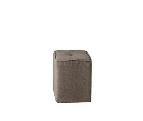 Brauner Polsterhocker - Moderner Designer Puff für jedes Zimmer - Vielseitiger, gepolsterter Hocker im modernen Design, ideal für Wohnzimmer oder Schlafzimmer. Maße: 35 x 35 x 40 cm, vollständig montiert und bereit für den Einsatz.