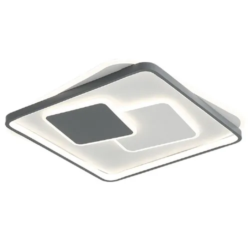 Euroton LED Deckenleuchte mit Fernbedienung - Moderne LED Deckenleuchte mit stufenlos einstellbarer Lichtfarbe von warmweiß bis kaltweiß. Energiesparend und ideal für jeden Raum, inklusive Fernbedienung zur Helligkeits- und Farbsteuerung.