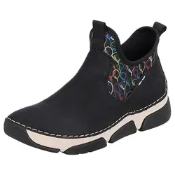 Rieker Damen Slip-On Sneaker 45957 in schwarz von Rieker