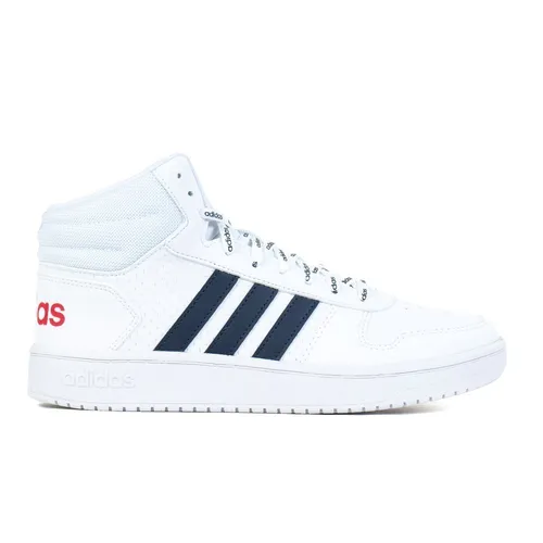 adidas Hoops 2.0 Mid FW4478 (7.5/ftwwht-legink-scarle)