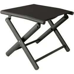 Garten Klapphocker Metall - Textilen Anthrazit/Schwarz - Camping-Möbel – Stabil, klappbar & wetterfest. Dieser moderne Klapphocker aus Metall und Textilen bietet Komfort und lässt sich platzsparend verstauen. Ideal für Garten, Balkon oder Terrasse!