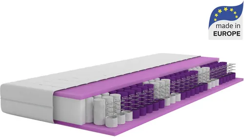 Taschenfederkernmatratze ÄLGDRÖM Torne 21 - Ergonomisch mit 7 Zonen - Matratzen mit 400 Federn für optimalen Schlafkomfort. Die spezielle Schulter-, Becken- und Lordose-Komfortzone sorgt für eine gesunde Körperhaltung und Druckentlastung.