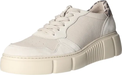 Paul Green 5401 Beige Gr. 41 Damen-Sneaker - Hochwertige Veloursleder-Sneaker mit herausnehmbarer Lederdecksohle und atmungsaktivem Innenfutter aus TENCEL, ideal für stilvolle Bequemlichkeit.