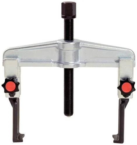 KS Tools Schnellspann-Universal-Abzieher 2-armig schlank, 50-160 mm - 620.1103 - Abzieher für präzises Entfernen von Lagern und Zahnrädern, mit Schnellspannmechanismus für schnelle Anwendung und hohe Effizienz.
