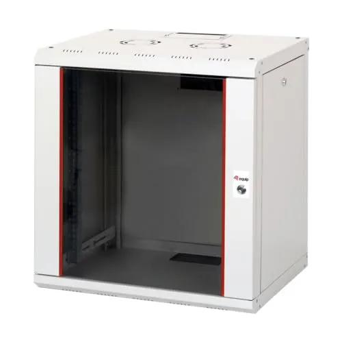 Equip Pro Mount - Schrank Netzwerkschrank - 600x450 mm, with glass door, removable and lockable panels, assembled - geeignet für Wandmontage - RAL 7035, Hellgrau - 12U - 48.3 cm (19