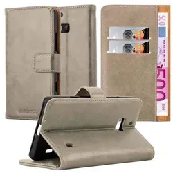 Cadorabo Hülle für Nokia Lumia 929 / 930 Schutzhülle in Braun Handyhülle Book Tasche Case Etui Luxury