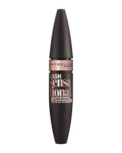Maybelline New York Luscious Sensational Lash Mascara, Volumizing, Fan Effect on Lashes, 10 ml