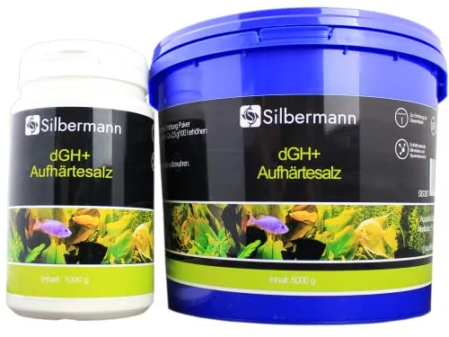 Silbermann GH Plus, Wasser Aufhärter DGH, Aufhärte-Salz, Erhöhung der Gesamthärte im Aquarium oder Gartenteich (1000 ml)