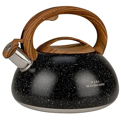 KARL HAUSMANN Wasserkessel Induktion in schwarz von KARL HAUSMANN