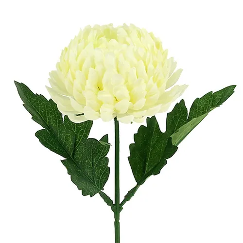 Chrysantheme Creme Künstliche Blume Deko Ø7cm 18cm 4St