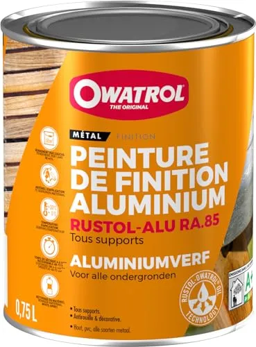 OWATROL Rustol Alu RA.85 Lackierlack, 0,75 l – Vielseitig einsetzbar