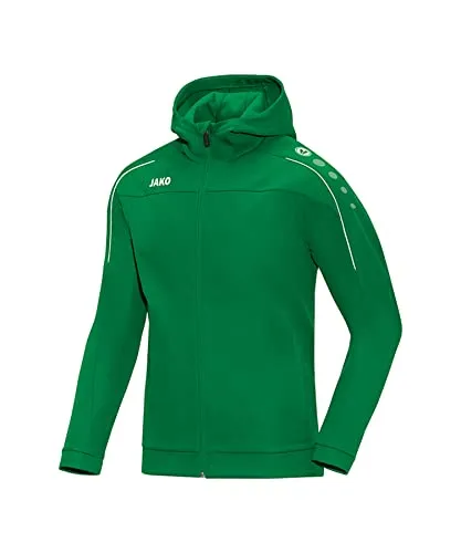 JAKO Classico Kapuzenjacke gruenweiss 3XL Herren - Hoodies mit Kapuze, ideal für Sport und Freizeit, bietet hohen Tragekomfort und stylisches Design in grün-weiß.