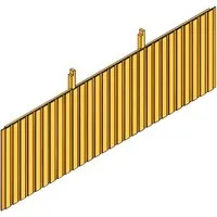 Skan Holz Rückwand Deckelschalung Leimholz 550 cm x 180 cm - Zubehör für Carports: Hochwertige Rückwand aus Leimholz für erhöhte Stabilität und Sichtschutz, ideal für Skan Holz Doppelcarports der Serie Emsland.