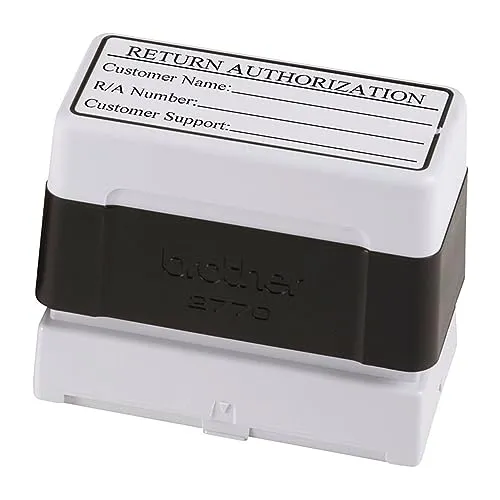 Brother PR2770B6P Stempel 27x70 mm - Schwarz - Praktischer Bürostempel Brother PR2770B6P in Schwarz, ideal für präzise und saubere Abdrucke im Büroalltag.